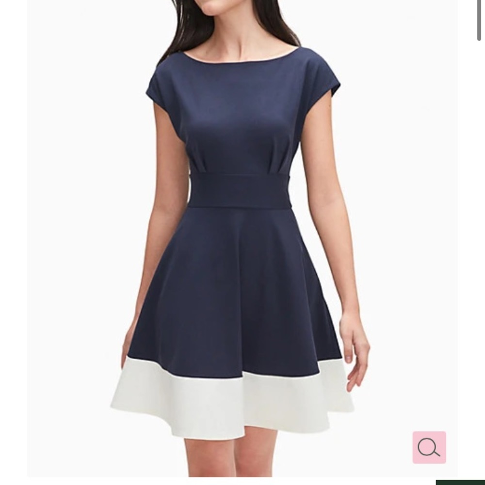 Kate Spade Colorblock Ponte Fiorella Dress